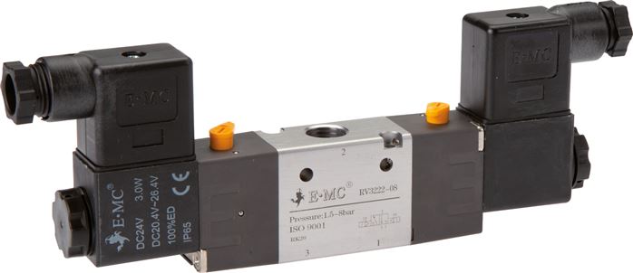 Exemplary representation: 3/2-way solenoid pulse valve